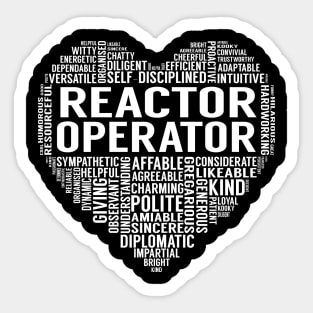 Reactor Operator Heart Sticker